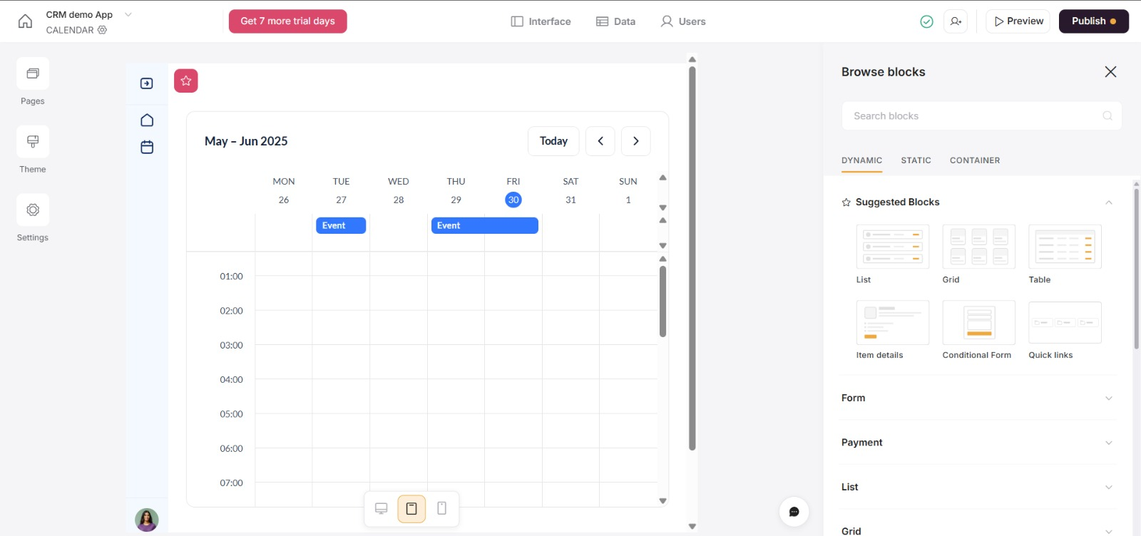 No-Code CRM App Prototype (Softr & Airtable) screenshot 3