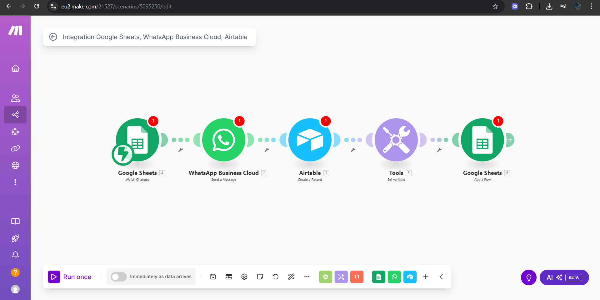 Automated WhatsApp Follow-Up Workflow for Lead Conversion preview